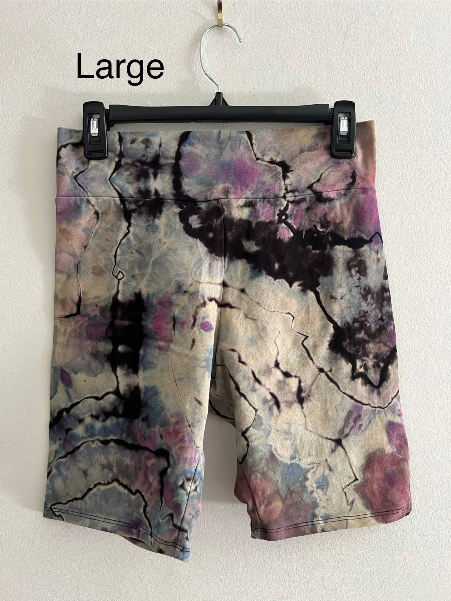 Large - Dark Orchid Biker Shorts